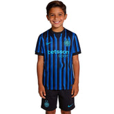Kids Inter Milan Home Jersey Kit 2025/26