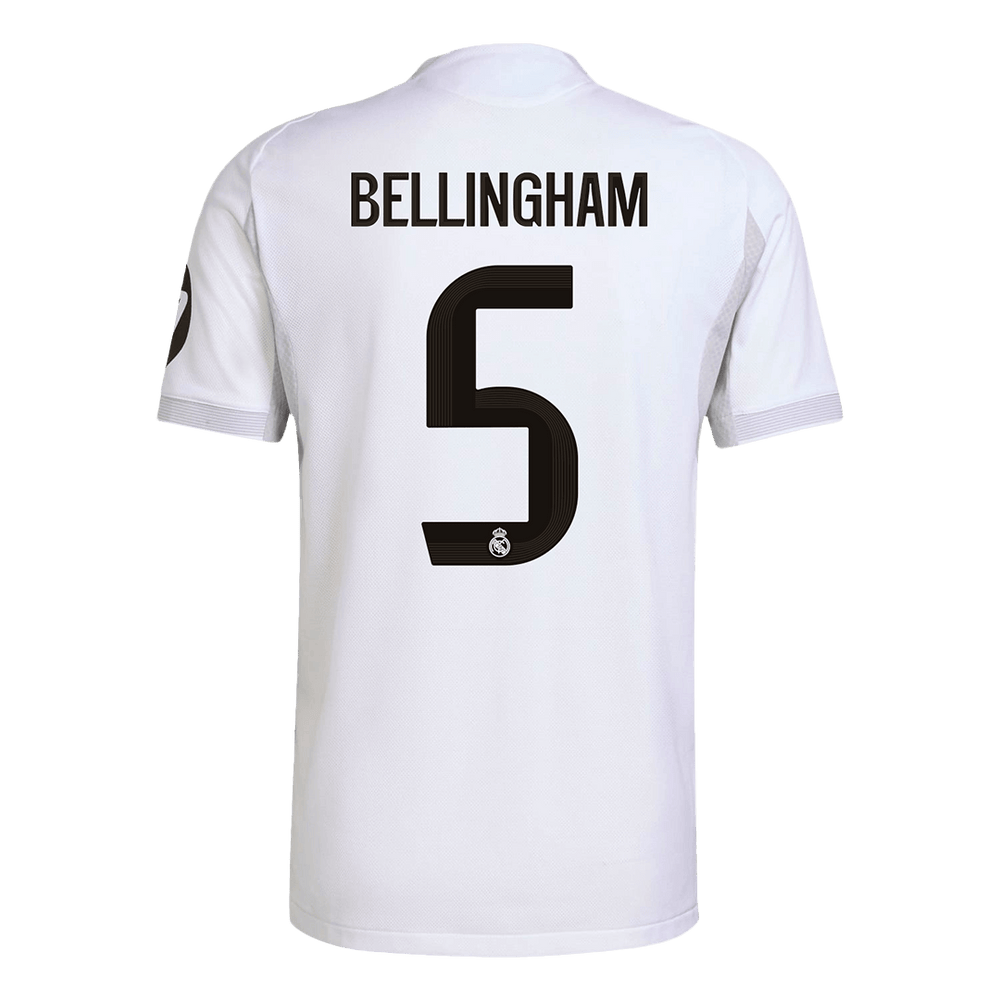 BELLINGHAM #5 Real Madrid Home Match Jersey Player Version 2025/26