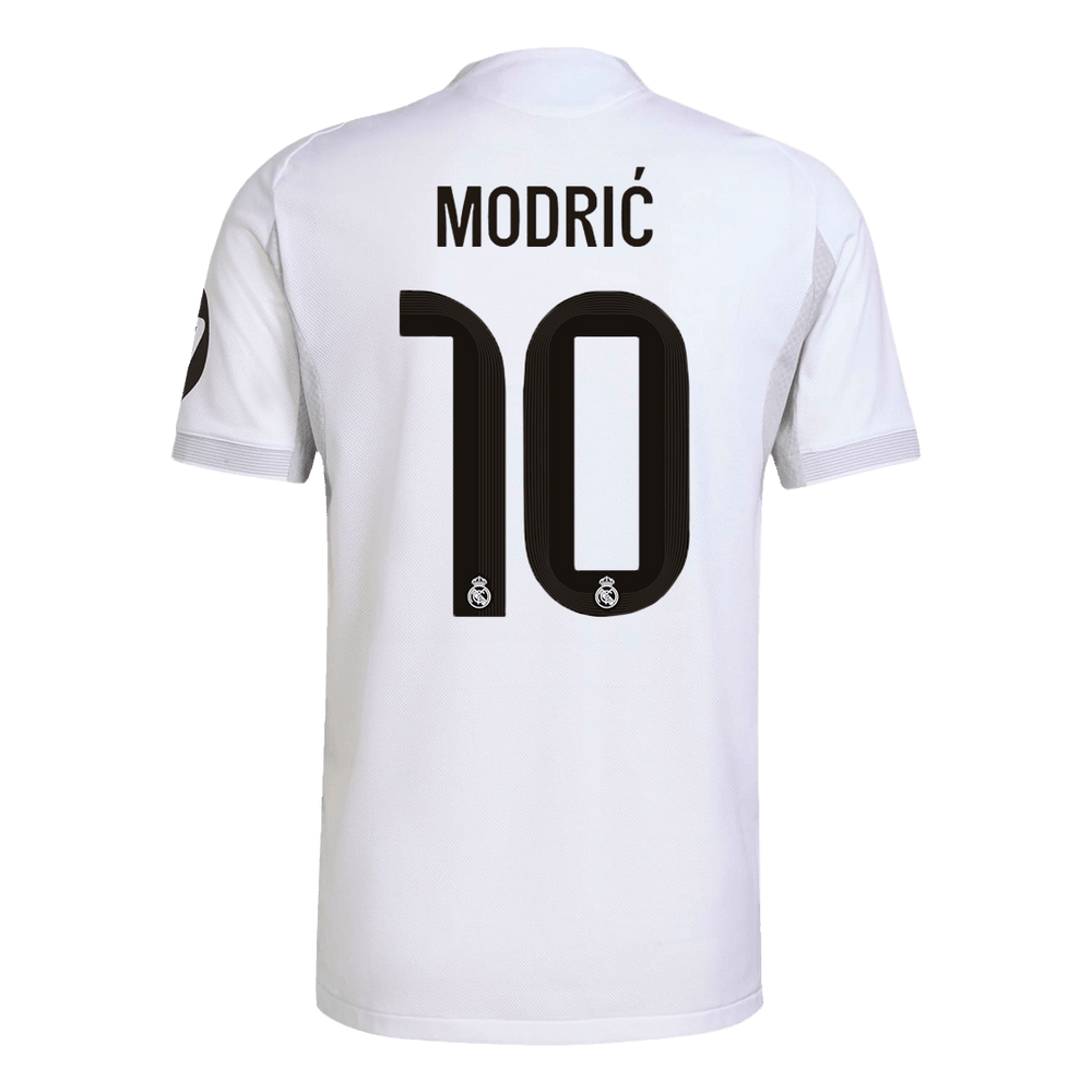 MODRIĆ #10 Real Madrid Home Match Jersey Player Version 2025/26