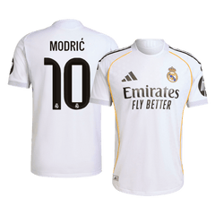 MODRIĆ #10 Real Madrid Home Match Jersey Player Version 2025/26