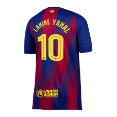 LAMINE YAMAL #10 Barcelona Home Jersey 2025/26 - UCL