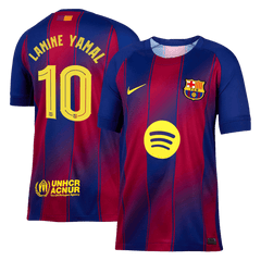 LAMINE YAMAL #10 Barcelona Home Jersey 2025/26 - UCL