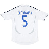 CANNAVARO #5 Retro Real Madrid Home Jersey 2006/07