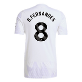 B.FERNANDES #8 Manchester United Away Jersey 2025/26