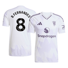 B.FERNANDES #8 Manchester United Away Jersey 2025/26
