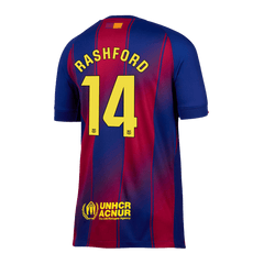 RASHFORD #14 Barcelona Home Jersey 2025/26