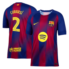 CUBARSÍ #2 Barcelona Home Jersey 2025/26 - UCL