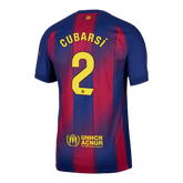 CUBARSÍ #2 Barcelona Home Match Jersey Player Version 2025/26