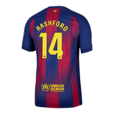 RASHFORD #14 Barcelona Home Match Jersey Player Version 2025/26