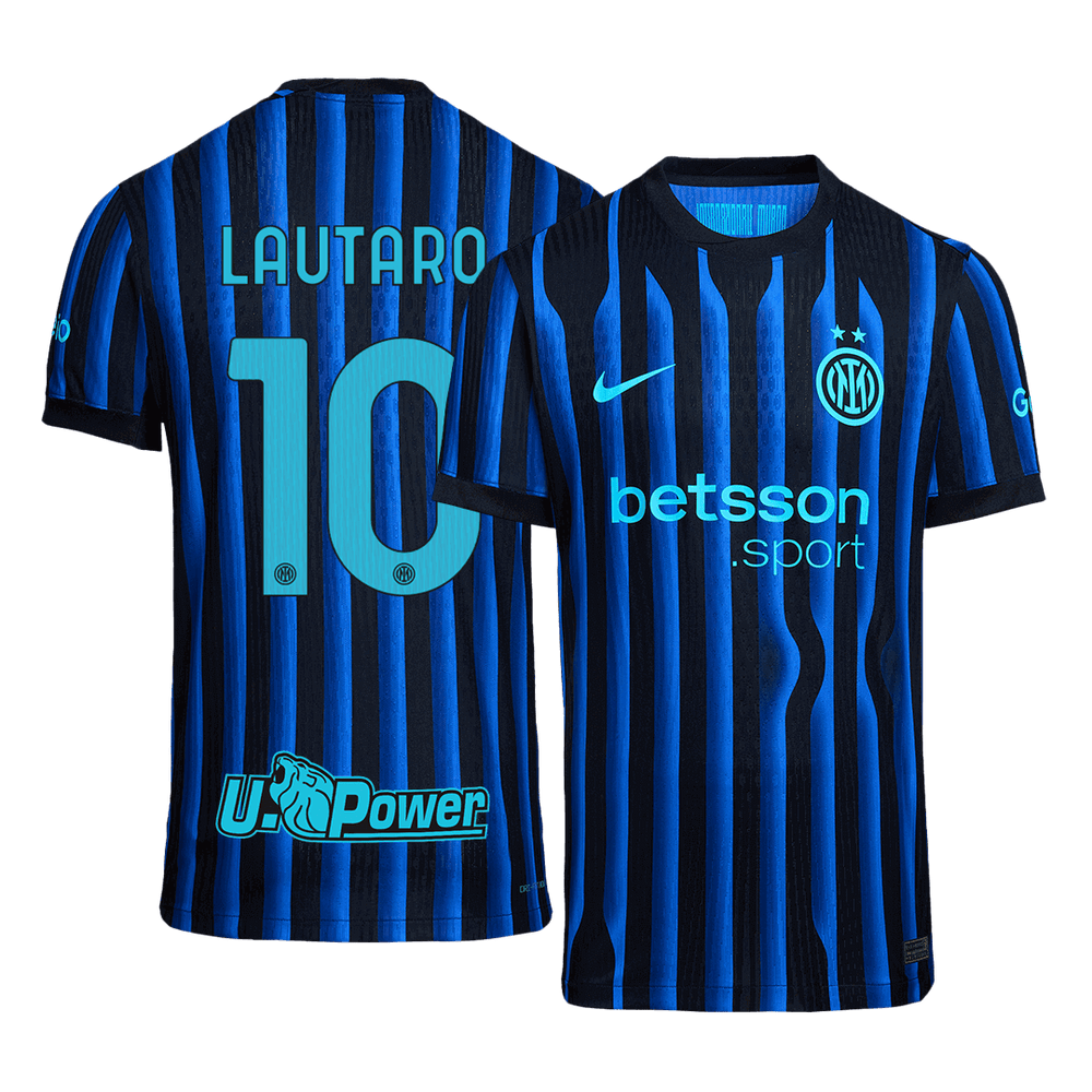 LAUTARO #10 Inter Milan Home Match Jersey Player Version 2025/26