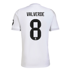 VALVERDE #8 Real Madrid Home Jersey 2025/26