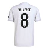 VALVERDE #8 Real Madrid Home Match Jersey Player Version 2025/26