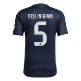BELLINGHAM #5 Real Madrid Away Match Jersey Player Version 2025/26