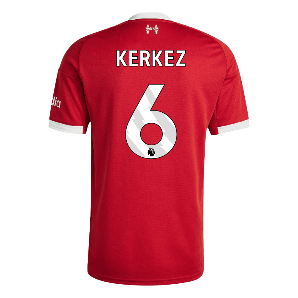 KERKEZ #6 Liverpool Home Jersey 2025/26