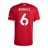 KERKEZ #6 Liverpool Home Jersey 2025/26