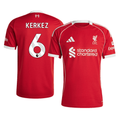 KERKEZ #6 Liverpool Home Jersey 2025/26