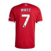 WIRTZ #7 Liverpool Home Jersey 2025/26