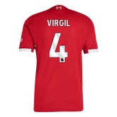 VIRGIL #4 Liverpool Home Match Jersey Player Version 2025/26
