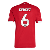 KERKEZ #6 Liverpool Home Match Jersey Player Version 2025/26