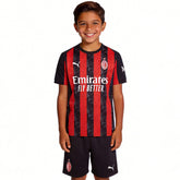 Kids AC Milan Home Jersey Kit 2025/26