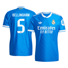 BELLINGHAM #5 Real Madrid Third Away Match Jersey Player Version 2025/26