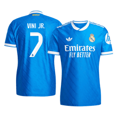 VINI JR. #7 Real Madrid Third Away Match Jersey Player Version 2025/26