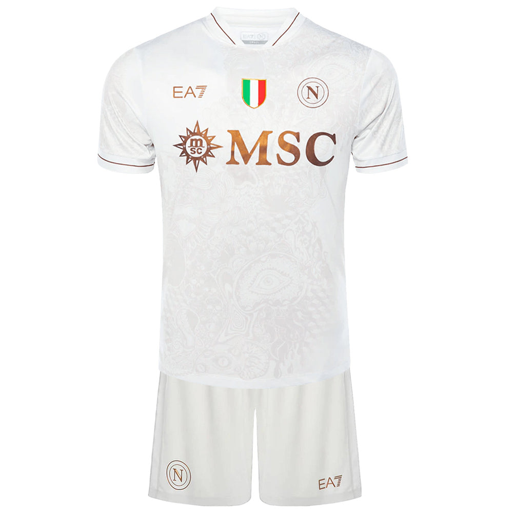 Kids Napoli Away Jersey Kit 2025/26