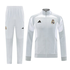 Real Madrid Training Tracksuit Kit(Jacket+Pants) 07 Gray 2025/26
