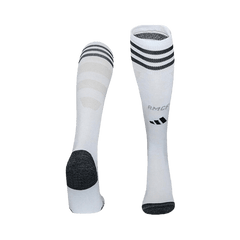 Kids Real Madrid Home Soccer Socks - White 2025/26