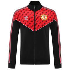 Manchester United Training Tracksuit Kit (Jacket+Pants) 05 Red&Black 2025/26