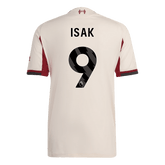 ISAK ##9 Liverpool Away Match Jersey Player Version 2025/26