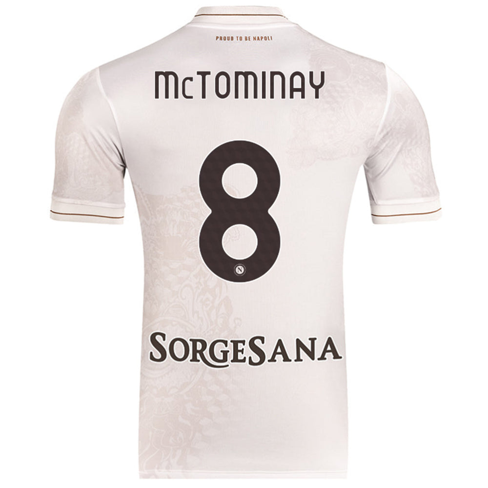 McTOMINAY #8 Napoli Away Jersey 2025/26