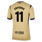 RAPHINHA #11 Barcelona Away Jersey 2025/26 - UCL