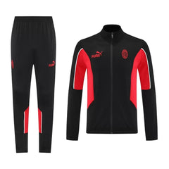 AC Milan Training Tracksuit Kit(Jacket+Pants) Black 2025/26