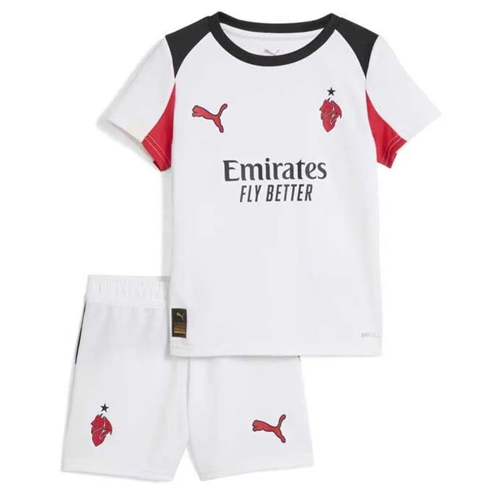 Kids AC Milan Away Jersey Kit 2025/26