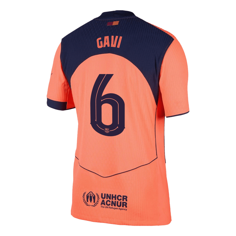 GAVI #6 Barcelona Third Match Jersey Player Version 2025/26 - UCL