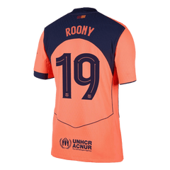 ROONY #19 Barcelona Third Match Jersey Player Version 2025/26 - UCL