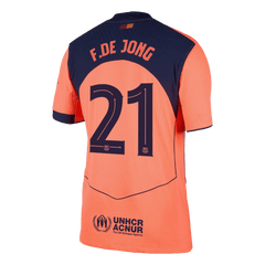 F.DE JONG #21 Barcelona Third Match Jersey Player Version 2025/26 - UCL