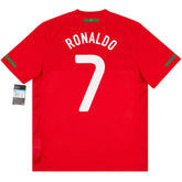 RONALDO #7 Retro Portugal Home Jersey 2010