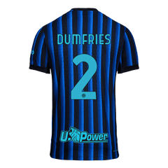 DUMFRIES #2 Inter Milan Home Match Jersey Player Version 2025/26
