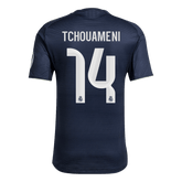 TCHOUAMENI #14 Real Madrid Away Match Jersey Player Version 2025/26