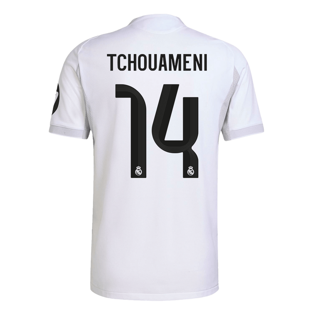 TCHOUAMENI #14 Real Madrid Home Match Jersey Player Version 2025/26