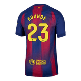 KOUNDE #23 Barcelona Home Match Jersey Player Version 2025/26