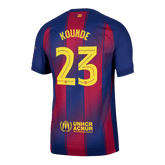 KOUNDE #23 Barcelona Home Match Jersey Player Version 2025/26 - UCL