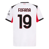 FOFANA #19 AC Milan Away Match Jersey Player Version 2025/26