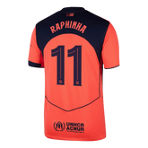 RAPHINHA #11 Barcelona Third Jersey 2025/26