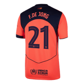 F.DE JONG #21 Barcelona Third Jersey 2025/26