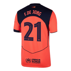 F.DE JONG #21 Barcelona Third Jersey 2025/26