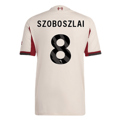 SZOBOSZLAI #8 Liverpool Away Match Jersey Player Version 2025/26