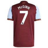 McGINN #7 Aston Villa Home Jersey 2025/26